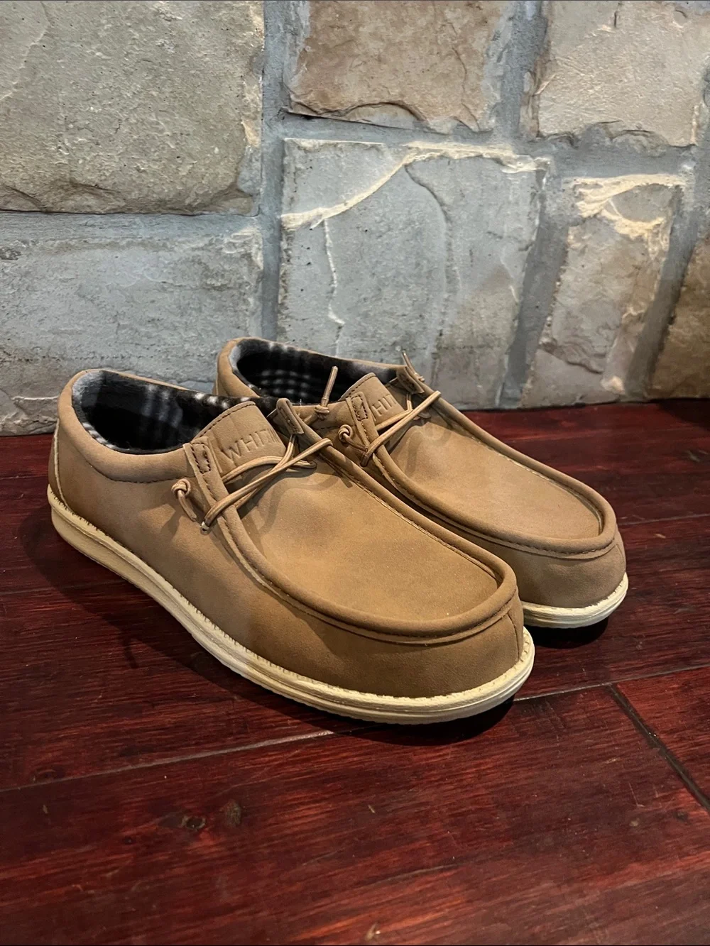 WHITIN Men’s Tan Casual Boat Shoes